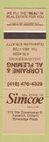 Matchbook Cover - Simcoe Real Estate ON