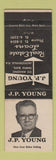 Matchbook Cover - JP Young Real Estate Loans Jacksonville FL