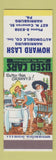 Matchbook Cover - Howard Lash Harrisburg Auto PA hillbilly used cars