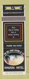 Matchbook Cover - Niagara Hotel Vancouver BC SAMPLE