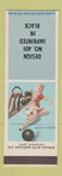 Matchbook Cover - Strike Rite Matches London ON Bowling Pinup SAMPLE