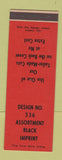 Matchbook Cover - Strike Rite Matches Design 336 RED  SAMPLE Canada