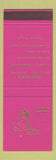 Matchbook Cover - Horoscope France Aquarius SAMPLE