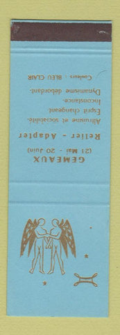 Matchbook Cover - Horoscope France Gemini SAMPLE