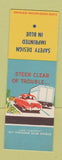 Matchbook Cover Strike Rite Matches Safety Design SAMPLE Steer Clear of Trouble