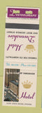 Matchbook Cover - Hotel Devonshire Vancouver BC SAMPLE