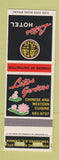 Matchbook Cover - Lotus Hotel Vancouver BC SAMPLE