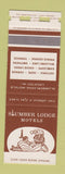 Matchbook Cover - Slumber Lodge Motels Victoria Hope Kamloops BC SAMPLE