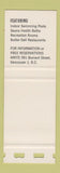 Matchbook Cover - Slumber Lodge Motels Victoria Hope Kamloops BC SAMPLE