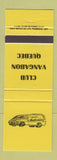 Matchbook Cover - Club Vangabon Quebec QC vans WEAR
