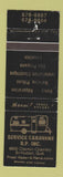 Matchbook Cover - Service Caravane RP Trailer St Hubart QC