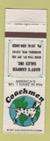 Matchbook Cover - Coachmen RV Gary's Camper Sales Kenosha WI