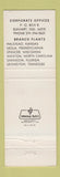 Matchbook Cover - Beck I Beam Chassis Mobile Homes Trailers Elkhart IN