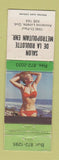 Matchbook Cover - Salon De LA Roulotte Metropolitain Lorette QC pinup WEAR