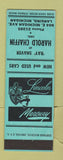 Matchbook Cover - Lincoln Mercury Harold Chaffin Lansing MI