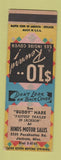 Matchbook Cover - Hinds Motor Sales Jackson MS