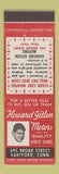 Matchbook Cover - Howard Gitlen Motors Hartford CT