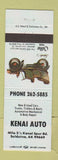 Matchbook Cover - Kenai Auto Used Cars Saldotna AK