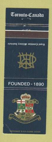 Matchbook Cover - Royal Canadian Military Institute Toronto ON WEAR