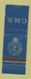 Matchbook Cover - CMR Candian Military College St Jean QC WEAR