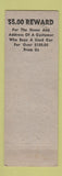 Matchbook Cover - White Rose Motors Cadillac Oldsmobile York PA