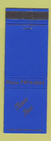 Matchbook Cover - Avon Bar Bay City MI
