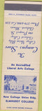 Matchbook Cover - Elmhurst College Liberal Arts College