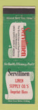 Matchbook Cover - Servilinen Linen Supply