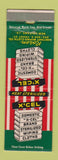 Matchbook Cover - X'Cel Rosen Sanitary Wiping Cloth New Orleans LA WORN