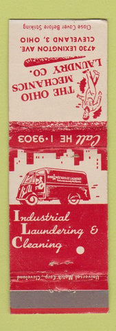 Matchbook Cover - Ohio Mechanics Laundry Cleveland OH
