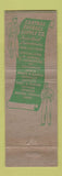 Matchbook Cover - Central Overall Detroit MI