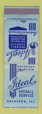 Matchbook Cover - Ideal Overall Service Rockford IL WEAR