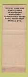 Matchbook Cover - Standard Rag and Paper York PA