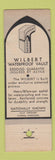 Matchbook Cover - Wilbert Burial Vaults BLACK