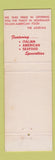 Matchbook Cover - Asselta's Restaurant Wildwood Crest NJ