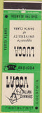 Matchbook Cover - Lucca Italian University of Santa Clara