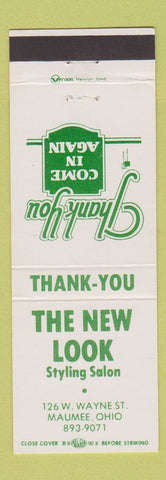 Matchbook Cover - New Look Beauty Salon Maumee OH