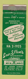 Matchbook Cover - Lew Ellen's Restaurant Salinas CA WEAR