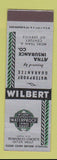 Matchbook Cover - Wilbert Burial Vaults AETNA Insurance SAMPLE