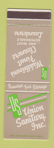 Matchbook Cover - Union Sanitary Inc