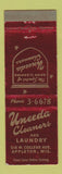Matchbook Cover - Uneeda Cleaners Laundry Appleton WI WEAR