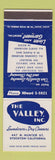 Matchbook Cover - Valley Laundry Dry Cleaning Stockton CA