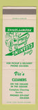 Matchbook Cover - Vic's Cleaners  SAMPLE