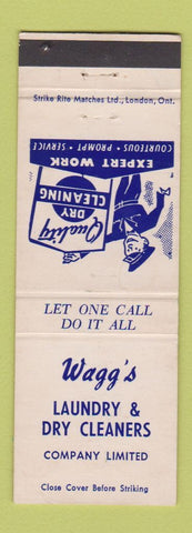 Matchbook Cover - Wagg's Laundry Dry Cleaning