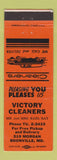 Matchbook Cover - Victory Cleaners Boonville MO ORANGE