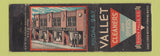 Matchbook Cover - Vallet Cleaners Dyers Sioux Falls SD WEAR