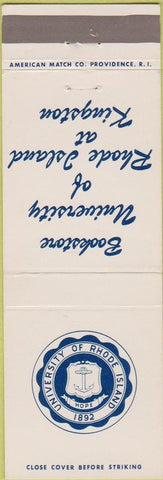 Matchbook Cover - University of RI at Kingston Bookstore