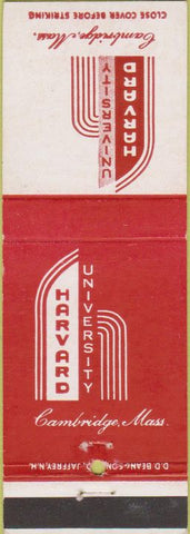 Matchbook Cover - Harvard University Bookstore Cambridge MA