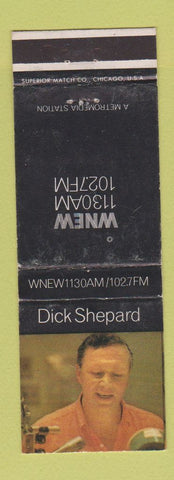 Matchbook Cover - WNEW Radio Dick Shepard New York City Palisades Park WEAR