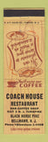 Matchbook Cover - Coach House Restaurant Bellmawr NJ